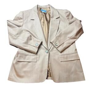 Vintage Pendleton Women’s Jacket Blazer 4 Khaki - Nice Condition - Please Read
